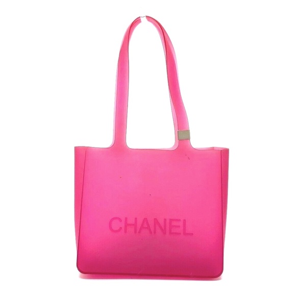 Chanel Pink Jelly Tote - Picture 1 of 13